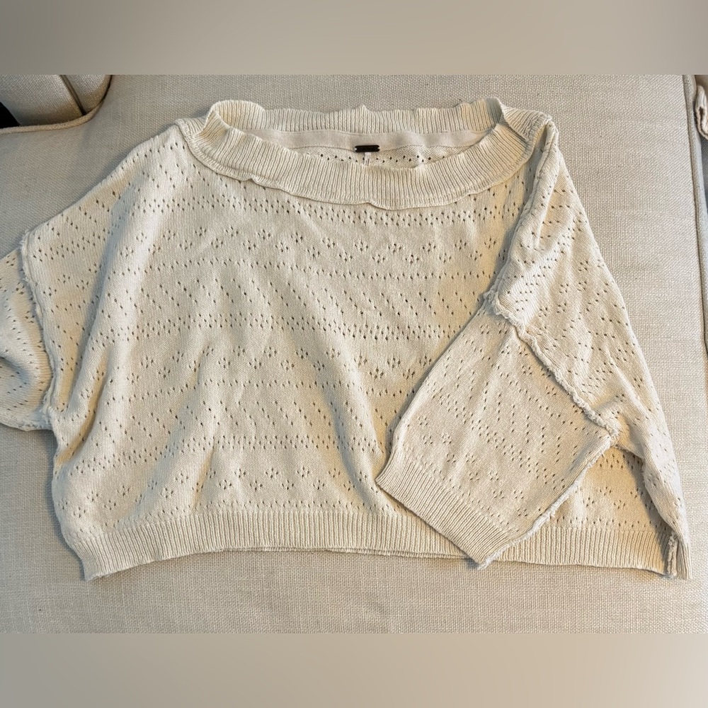 Free People Cropped Sweater